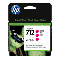 HP 712 3-Pack 29-ml Magenta DesignJet Ink Cartridge