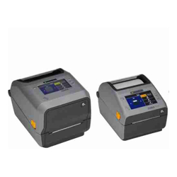 Zebra THERMAL TRANSFER PRINTER 74/300M ZD621 COLOR TOUCH LCD; 203 DPI USB USB Host ETHERNET SERIAL 802.11AC BT4 ROW APAC CORD BUNDLE EU UK AUS SWISS FONT EZPL