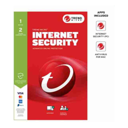 Trend Micro Internet Security (1 Device) 2Yr Retail Mini Box Auto Renew