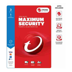 Trend Micro Maximum Security 3 Device 1yr AR