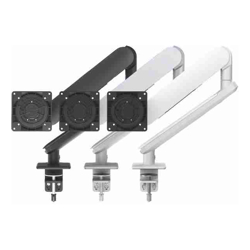 Atdec Ora Monitor Arm F-Clamp Monitor arm for 34&amp;amp;quot; screens flat or curved 2-8kg VESA 75x75 100x100. Includes F-Clamp in box Silver
