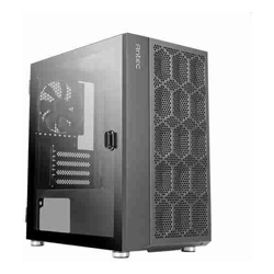 Antec NX200M RGB m-ATX ITX Case 3x FRGB Fan. Large Mesh Front for excellent cooling Side Window 1x 12CM Fan Included Radiator 240mm. GPU 275mm