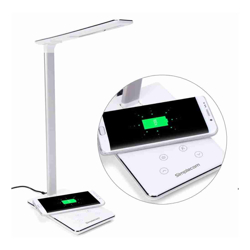 Simplecom EL818 Dimmable LED Desk Lamp with Wireless Charging Base