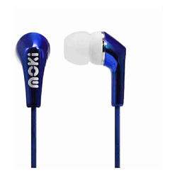 Moki Metallics Earphone Blue