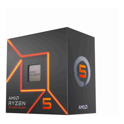 AMD Ryzen 5 7600 6 Cores / 12 Threads 65 watts Max Freq 5.2Ghz 38MB Cache Wraith Prism Cooler  Radeon Graphics