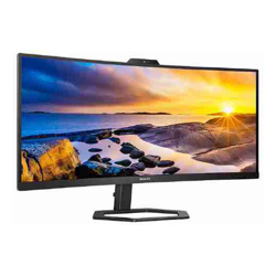 Philips 34&amp;amp;quot; WQHD 3440 x 1440 VA LCD MONITOR USB-C  SPEAKERS 5MP WEBCAM 1MS 100HZ