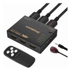 Simplecom CM305 Ultra HD 5 Way HDMI Switch 5 IN 1 OUT Splitter 4K@60Hz 