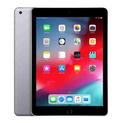 Apple iPad 6th Gen Space Grey Tablet 32GB Storage Wi-Fi Only with Charge + Cable 6 Mth Wty (Refurbished)