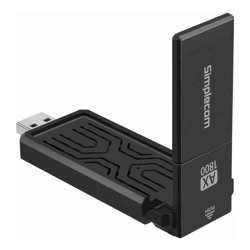 Simplecom NW812 AX1800 Dual Band WiFi 6 USB Adapter with Foldable Antenna