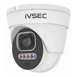 IVSEC TURRET IP CAM 8MP 25FP MOTORISED 2.8-12MM LENS FULL COLOUR ADV DET ADV IVS