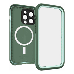 OtterBox FRE Magsafe Apple iPhone 14 Pro Case Green (77-90173) DROP+ 5X Military Standard 2M WaterProof 360 ProtectionBuilt-In Screen Protector