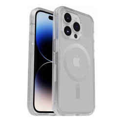 OtterBox Symmetry+ Clear Apple iPhone 14 Pro MagSafe Case Clear (77-89225) Antimicrobial 3X Military Standard Drop Protection