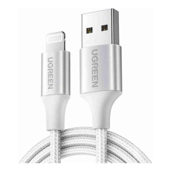 UGREEN 60163 USB-A to Lightning Charging Cable 2M Silver