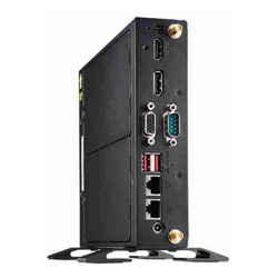 Shuttle DS20U3 Slim Mini PC 1L Barebone- Intel Core i3-10110U Fan-less 2x LAN RS232/RS422/RS485 HDMI DP VGA Vesa Mount 65W adapter