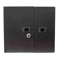 4Cabling Lockable 2 Door FOBOT Wall Enclosure | Up to 48 Fibres (48 x LC or 24 x SC/ST)