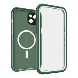 OtterBox FRE Magsafe Apple iPhone 14 Plus Case Green (77-90170) DROP+ 5X Military Standard 2M WaterProof360 Protection Built-In Screen Protector