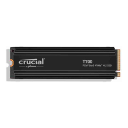 Micron Crucial T700 4TB Gen5 NVMe SSD 12400/11800MB/s R/W 2400TBW 1500K IOPs 1.5M hrs MTTF with DirectStorage for Intel 13th Gen  AMD Ryzen 7000