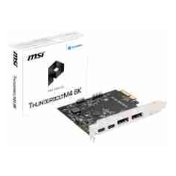 MSI THUNDERBOLTM4 8K  JHL8540 Thunderbolt 4 Controller 2xUSB-C 1xUSB 2.0 2xDP 4xPCIe3.0 1 Year Warranty