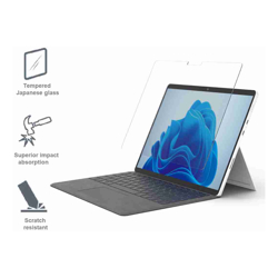 Cygnett OpticShield Microsoft Surface Pro 8 Tempered Glass Screen Protector (CY4053CPTGL) Superior Impact Absorption Scratch Protection