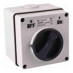 4Cabling 4C | Surface Switch  IP66 1Pole 250V 20A