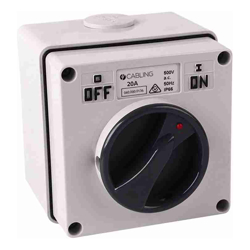 4Cabling 4C | Surface Switch  IP66 2Pole 500V 20A