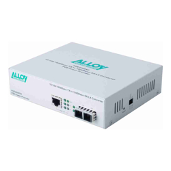 Alloy POE3000SC 10/100/1000Base-T PoE+ RJ-45 to 1000Base-SX Multimode (SC) Converter. Wavelength: 850nm. Max. range 550m