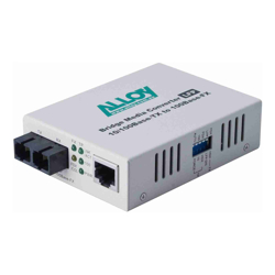 Alloy FCR200SC.10015  10/100Base-TX to 100Base-FX Single Mode Fibre (SC) 1550nm Converter Switch module with LFP via FEF or FM. 100Km. MOQ 10 units