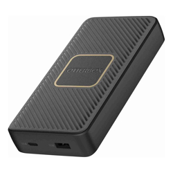 OtterBox Fast Charge Wireless Power Bank 15K mAh Black (78-80640) Dual Port USB-C (18W)  USB-A (18W) Includes USB-C Cable (15CM) USB PD 2.0/3.0