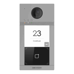 HikVision DS-KV8113-WME1 2nd Gen IP 2MP Villa Door Station1 ButtonWi-FiMifareAluminium Surface 