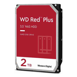 WD Western Digital WD Red Plus NAS Hard Drive 3.5-Inch -Transfer Rate up to 215MB/s -5640 RPM -Cache Size 512MB -3-Year Limited Warranty