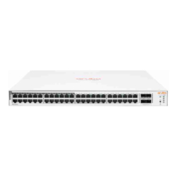 Aruba Networks Aruba JL815A Instant On 1830 Smart Managed PoE Switch 48x Gigabit RJ45 Ports (24x PoE Ports) 4x SFP 1Gbe Ports PoE Budget: 370W Limited Lifetime Warranty