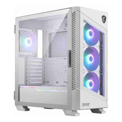 MSI MPG VELOX 100R Mid-Tower Case Support  ATX / Micro-ATX / Mini-ITX  2x 2.5&amp;amp;quot; 2x 3.5&amp;amp;quot; 7x Exp Slots 2x USB 3.2 1x USB-C 1x Audio 1x Mic(WHITE)