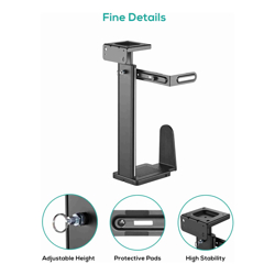 mbeat activiva Ultra-Wide Adjustable Wall  Under-Desk PC Mount ACA-MNT-CPU01K