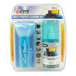 Besta LCD Cleaning Kit (200ml) with Brush and Cloth 