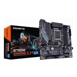 Gigabyte B760M Gaming X AX Intel LGA 1700 m-ATX Motherboard 4x DDR4 ~128GB 1x PCI-E x16 1x PCI-E x1 2x M.2 4x SATA 3x USB 3.2 2x USB 2.0 1x T