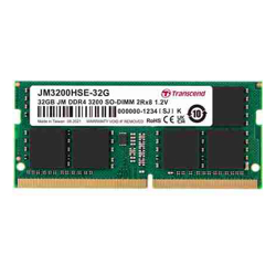 Transcend 32GB JM DDR4 3200MHZ SO-DIMM 2RX8 2GX8 CL22 1.2V