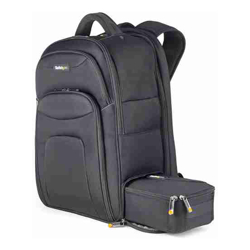 StarTech 17.3IN Laptop Backpack with Removable Accessory Organizer Case Professional IT Tech Backpack for Work/Travel/Commute Ergonomic Computer Bag Durable Ballistic Nylon Notebook/Tablet Pockets