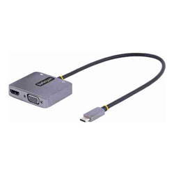 StarTech USB C Video Adapter HDMI/VGA 4K 60Hz 3.5mm Audio 100W PD