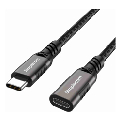 Simplecom CAU605 USB-C Male to Female Extension Cable USB 3.2 Gen2 PD 100W 20Gbps 0.5M