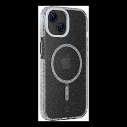 3Sixt Impact Zero Galaxy iPhone 17e/16e/15/14 (MS)-Clear/Glitter
