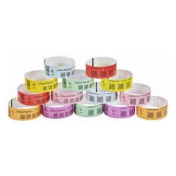 Zebra Z-Band Fun Multipurpose Label 25 mm x 254 mm Green 350 Wristbands Per Roll Single Roll