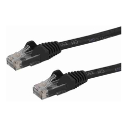 StarTech 15m 50ft CAT6 Ethernet Cable Black Snagless Gigabit 100W PoE UTP 650MHz Category 6 Patch Cord UL Certified Wiring/TIA 15m Black CAT6 Ethernet cable delivers Multi Gigabit 1/2.5/5Gbps 