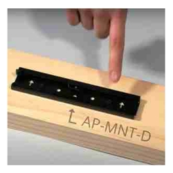 HP HPE Aruba AP-MNT-D Campus Access Point Mount Bracket Kit (individual) Type D: Solid Surface
