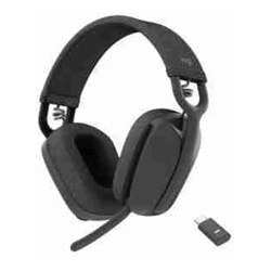 Logitech ZONE VIBE W/LESS UC STEREO HEADSETBTADV NOISE CANCELUSB-C W/ USB-A ADPTR2Y WT