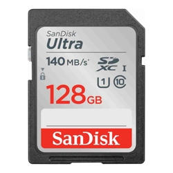 SanDisk 128GB Ultra SDXC UHS-I Card (SDSDUNB-128G-GN6IN)