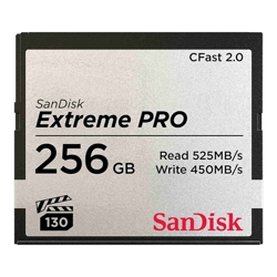 SanDisk 256GB Extreme PRO CFast 2.0 Memory Card (SDCFSP-256G-G46D)