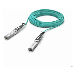 Ubiquiti 25 Gbps Long-Range Direct Attach Cable UACC-AOC-SFP28-20M Long-range SFP28 20m Length Support 25/10/1 Gbps PVC Cable Jacket Aqua Color