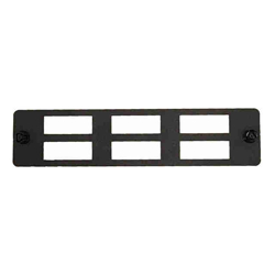 4Cabling 6 Port SC Duplex / LC Quad FOBOT Faceplate suitable for 015.004.0026 &amp;amp;amp; 015.004.0028