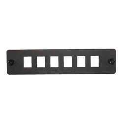 4Cabling 6 Port SC Simplex / LC Duplex FOBOT Faceplate suitable for 015.004.0026 &amp;amp;amp; 015.004.0028