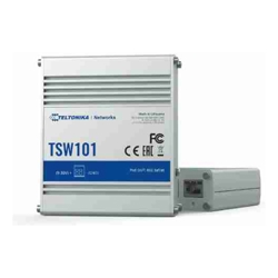 Teltonika | TSW101 | 5 Port Automotive Unmanaged Gigabit Switch with 4 Port PoE+  ** PSU not included **